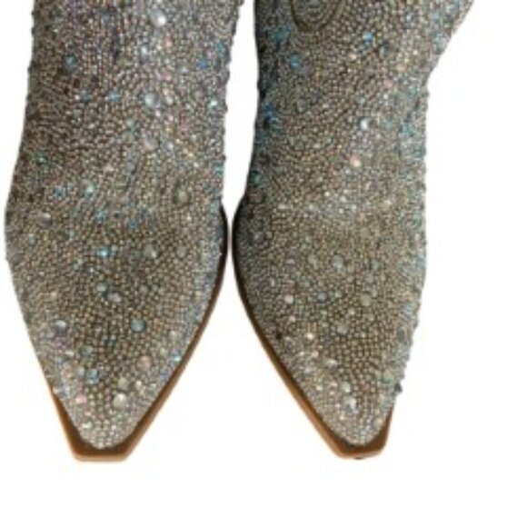 Hey Girl by Corkys Glitzy Rhinestone Western Boots 10 - Picture 5 of 8